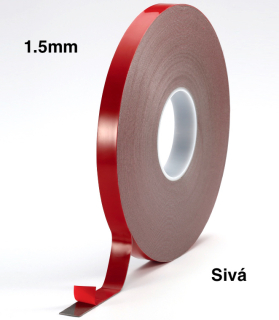 AG154 Obojstranná lepiaca páska sivá, hr. 1,5 mm